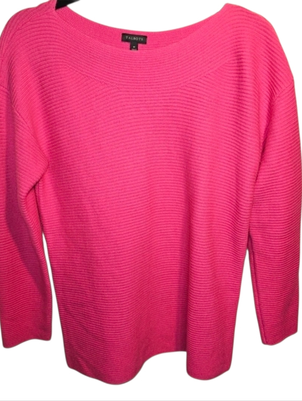 Talbots sz. Medium barbie pink wool sweater